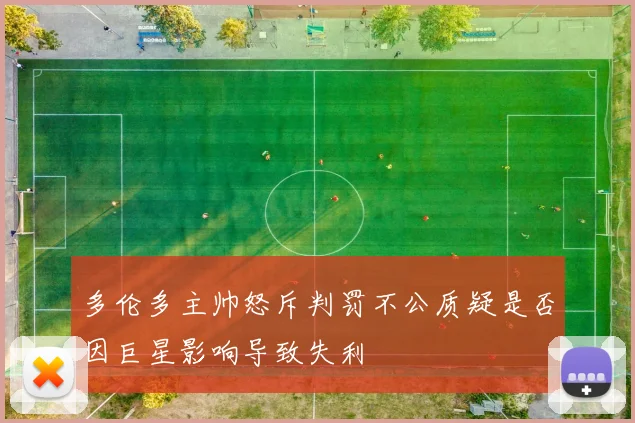 多伦多主帅怒斥判罚不公质疑是否因巨星影响导致失利